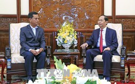 Chủ tịch nước tiếp Thứ trưởng Bộ An ninh Lào