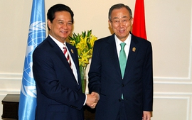 Thủ tướng gặp Tổng Thư ký LHQ