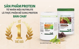 Dòng Nutrilite Protein đạt danh hiệu thực phẩm bổ sung dinh dưỡng bán chạy số 1 thế giới
