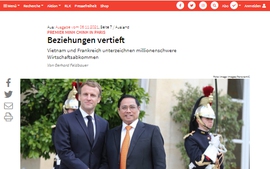 Báo Đức: VN và Pháp ký hiệp định kinh tế trị giá hàng triệu euro