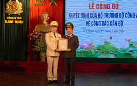 Bổ nhiệm Giám đốc công an tỉnh Nam Định