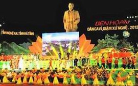 Liên hoan dân ca ví giặm 2013 tổ chức tại Hà Tĩnh