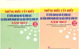 Phát hành cuốn Những điều cần biết về tuyển sinh ĐH, CĐ năm 2017