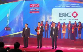 BIC tiếp tục vào top 100 Thương hiệu mạnh Việt Nam