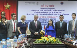 Ký thỏa thuận hợp tác về an toàn thực phẩm giữa Việt Nam, New Zealand