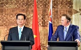 Hội đàm hai Thủ tướng Việt Nam, New Zealand