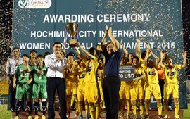 Giải Bóng đá nữ quốc tế TPHCM: Chủ nhà vô địch