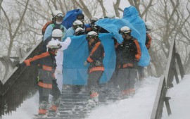 Nhật Bản: Lở tuyết, hàng chục người thương vong