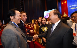 Hình ảnh Thủ tướng gặp gỡ doanh nhân tại ‘Hội nghị Thủ tướng với doanh nghiệp’