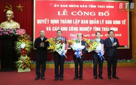Công bố quyết định thành lập Khu kinh tế Thái Bình, tỉnh Thái Bình