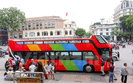 Hà Nội: Chạy thử nghiệm xe bus City Tour 2 tầng