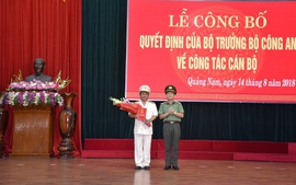 Bổ nhiệm Phó Giám đốc Công an tỉnh Quảng Nam