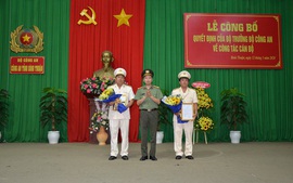 Công an Bình Thuận có thêm hai tân Phó Giám đốc