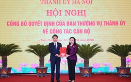 Bí thư Huyện ủy Hoài Đức làm Trưởng ban Nội chính Thành ủy Hà Nội