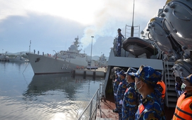 Hải quân Việt Nam lần đầu cử tàu hộ vệ tham gia Army Games 2021