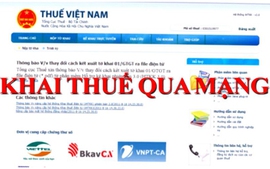 Hà Tĩnh: 100% doanh nghiệp kê khai thuế qua mạng