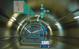 Robot chuyên kiểm tra đường hầm