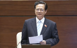 Thủ tướng Chính phủ Nguyễn Tấn Dũng trả lời chất vấn