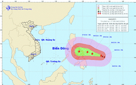 Siêu bão Hagupit có thể vào Biển Đông