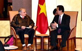 Thủ tướng tiếp Tổng Thư ký Hội hữu nghị Pháp-Việt