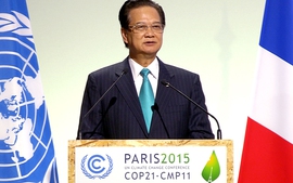 Thủ tướng Nguyễn Tấn Dũng phát biểu tại COP 21 
