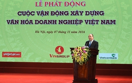  Thủ tướng phát động xây dựng văn hoá doanh nghiệp