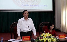 Tổ công tác của Thủ tướng đề nghị Ninh Bình đẩy mạnh tinh giản biên chế