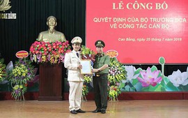 Thiếu tướng Nguyễn Ngọc Toàn giữ chức Giám đốc Công an tỉnh Cao Bằng