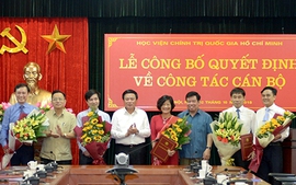 Nhân sự mới Học viện Chính trị Quốc gia Hồ Chí Minh