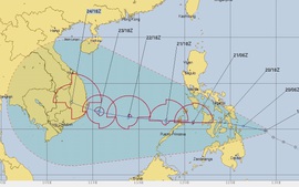 ATNĐ có thể mạnh lên thành bão tiến thẳng vào Nam Trung Bộ