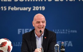 Chủ tịch FIFA lạc quan với kế hoạch nâng số đội dự World Cup 2022
