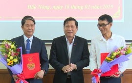Nhân sự mới Cần Thơ, Đắk Nông, Quảng Ninh