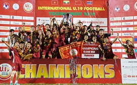 Giải U19 quốc tế: Thắng Thái Lan, U19 Việt Nam vô địch