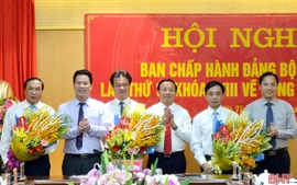 Hà Tĩnh bầu bổ sung 3 Ủy viên Ban Thường vụ Tỉnh ủy