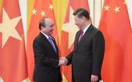 Chùm ảnh: Thủ tướng hội kiến Tổng Bí thư, Chủ tịch nước Trung Quốc Tập Cận Bình