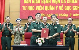 Bàn giao Bệnh viện Dã chiến 2.2 về Cục Gìn giữ hòa bình Việt Nam