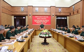 Đại tướng Ngô Xuân Lịch làm việc với Tổng cục II về công tác tổ chức Đại hội khóa mới