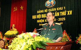 Trung tướng Dương Đình Thông được bầu giữ chức Bí thư Đảng ủy Quân khu 1