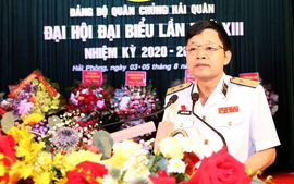 Trung tướng Nguyễn Văn Bổng tái đắc cử Bí thư Đảng ủy Quân chủng Hải Quân