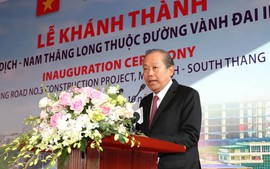 Phó Thủ tướng Thường trực dự Lễ khánh thành cầu cạn Mai Dịch – Nam Thăng Long