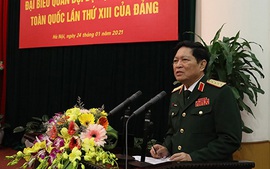 Quân ủy Trung ương gặp mặt đại biểu Quân đội dự Đại hội XIII
