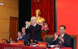 Tổng Bí thư Nguyễn Phú Trọng dự Hội nghị tổng kết của Hội đồng Lý luận Trung ương