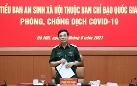 Đại tướng Phan Văn Giang chủ trì Hội nghị Tiểu ban An sinh xã hội