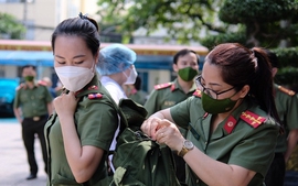 Thầy thuốc Quân đội, Công an lên đường chống dịch tại 4 tỉnh phía Nam