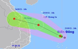 ATNĐ có thể mạnh lên thành bão, di chuyển nhanh, đi vào Thừa Thiên Huế - Bình Định