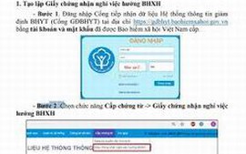 TPHCM: Cấp GCN nghỉ việc hưởng BHXH trên cổng thông tin điện tử