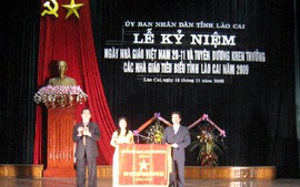 Lào Cai: Tuyên dương, khen thưởng nhà giáo tiêu biểu