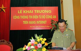 Bộ Công an tổ chức Lễ khai trương Cổng thông tin điện tử trên Internet