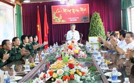 Lãnh đạo tỉnh thăm, chúc tết các đơn vị, địa phương trong tỉnh