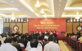 Hội nghị triển khai công tác dân tộc Toàn quốc năm 2012